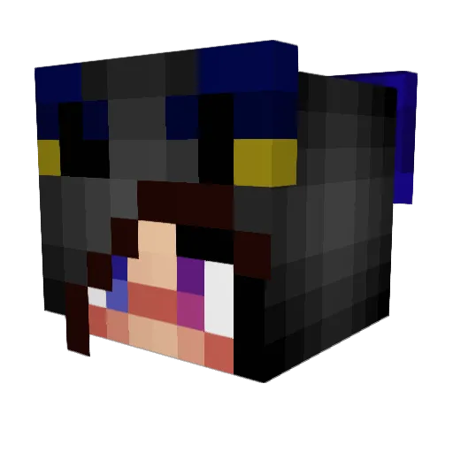 FAFAKKKJ Minecraft avatar head, 3D render