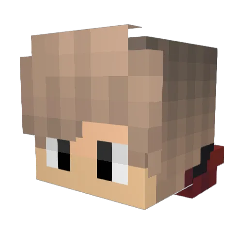 FAFIQ123 Minecraft avatar head, 3D render