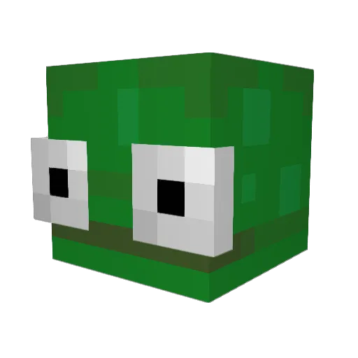 FAILITO Minecraft avatar head, 3D render