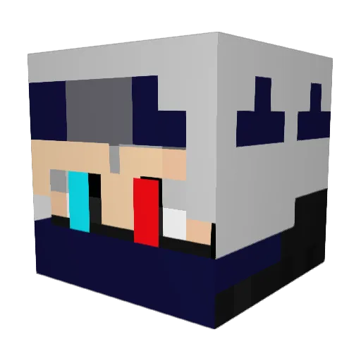 FAISAL1010 Minecraft avatar head, 3D render