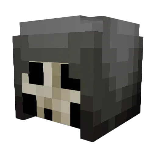 FAKEToxic Minecraft avatar head, 3D render