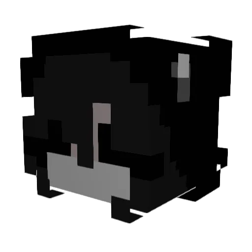 FAKEVLONETHUGS Minecraft avatar head, 3D render