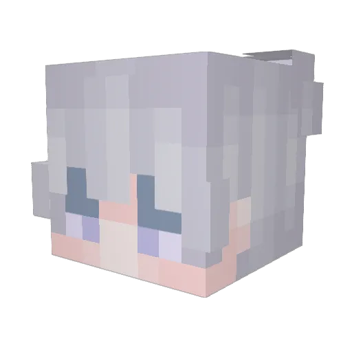 FAKE_KANYE_SCOTT Minecraft avatar head, 3D render