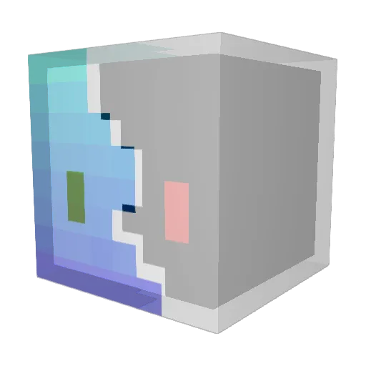 FAK_torres21 Minecraft avatar head, 3D render
