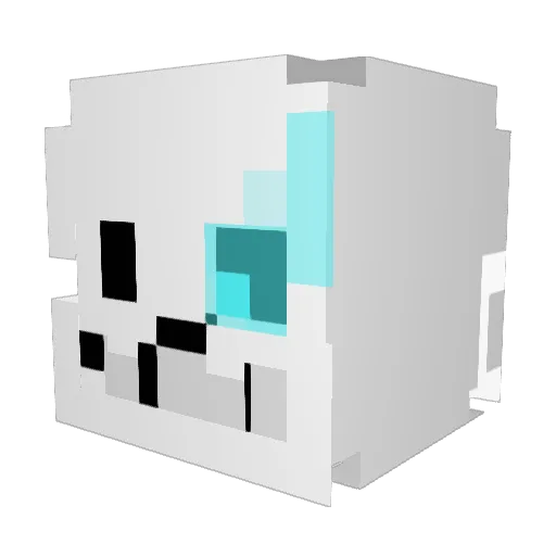 FALKON503 Minecraft avatar head, 3D render