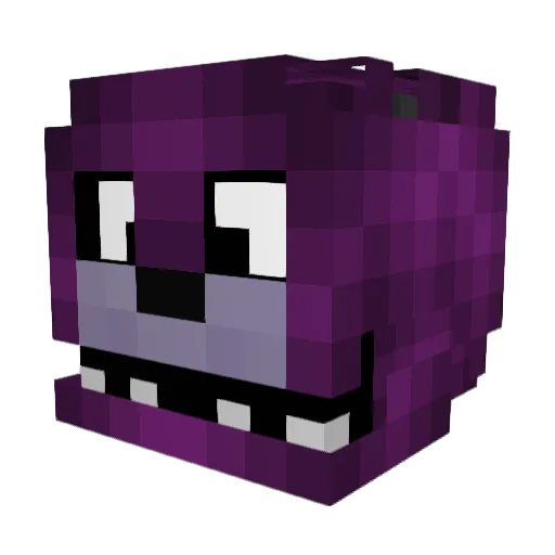 FANTOM121 Minecraft avatar head, 3D render