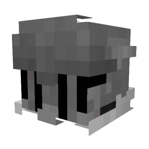 FAQ_ElMasKpo Minecraft avatar head, 3D render