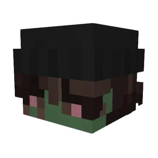 Minecraft-Avatar von FAR7u7: Kopf als 3D-Render
