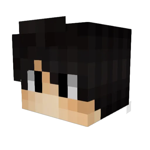 FARExYT Minecraft avatar head, 3D render