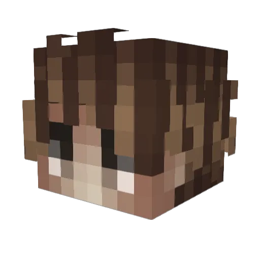 FARIS43 Minecraft avatar head, 3D render