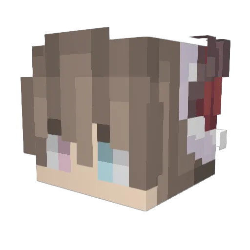 FAROLEN Minecraft avatar head, 3D render