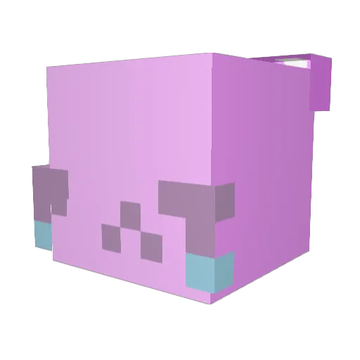 FARTMNCHRDOTCOM Minecraft avatar head, 3D render