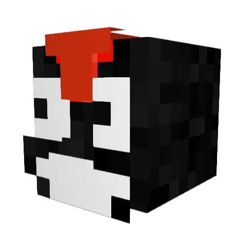 FATALBLOW08 Minecraft avatar head, 3D render