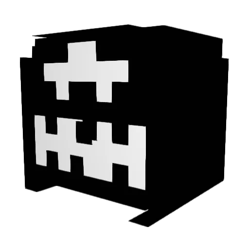 FATIHTv Minecraft avatar head, 3D render