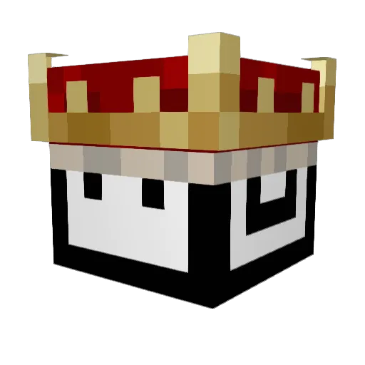 FAWdsa Minecraft avatar head, 3D render