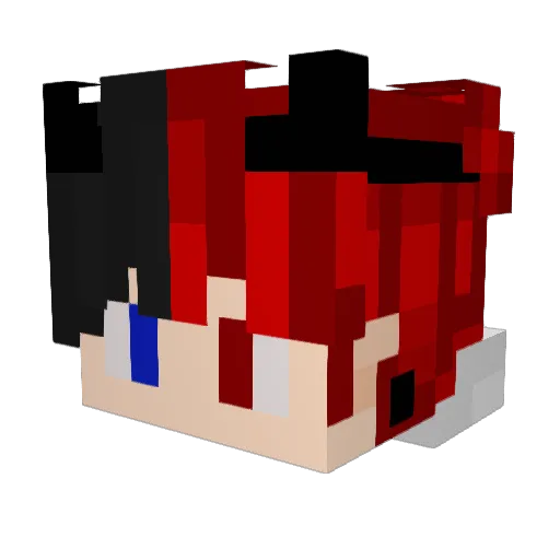 FAZE_CH Minecraft avatar head, 3D render