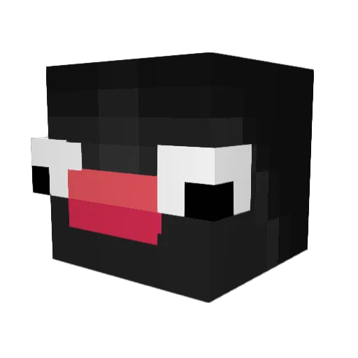 FBI38 Minecraft avatar head, 3D render