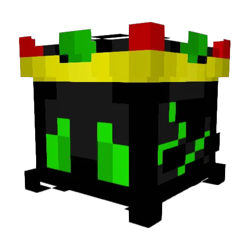 FBK06 Minecraft avatar head, 3D render