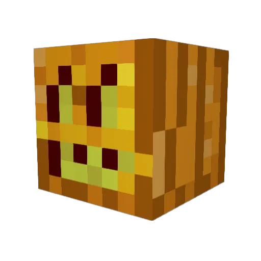 FBPAR145 Minecraft avatar head, 3D render