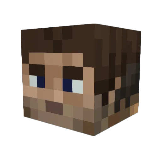 FCBIvan Minecraft avatar head, 3D render
