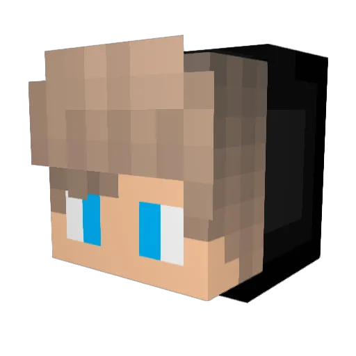 FCF_Nero Minecraft avatar head, 3D render