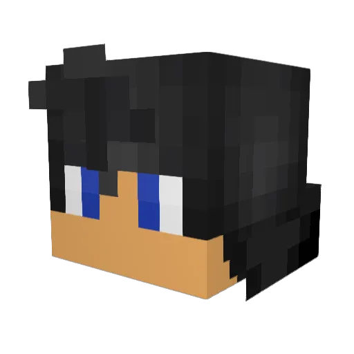 FC_Lyoko Minecraft avatar head, 3D render
