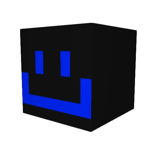 FD36 Minecraft avatar head, 3D render