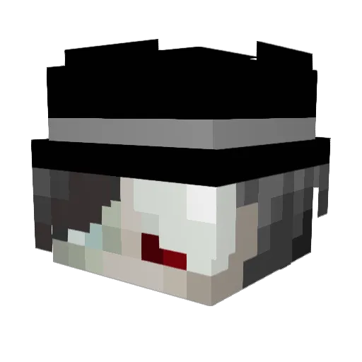 FDEMON123 Minecraft avatar head, 3D render