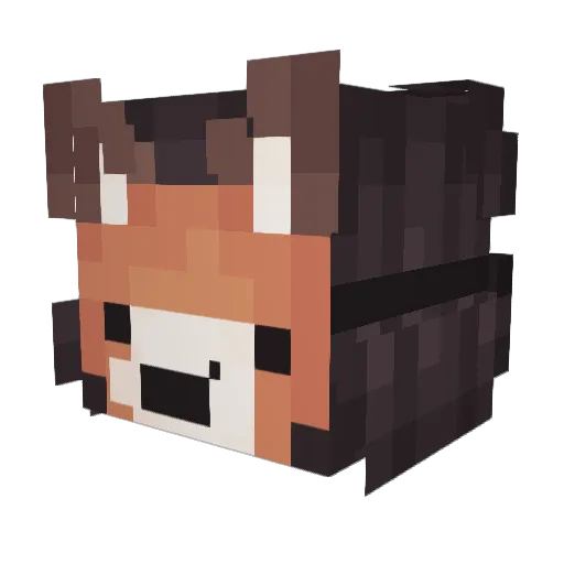 FDecision Minecraft avatar head, 3D render