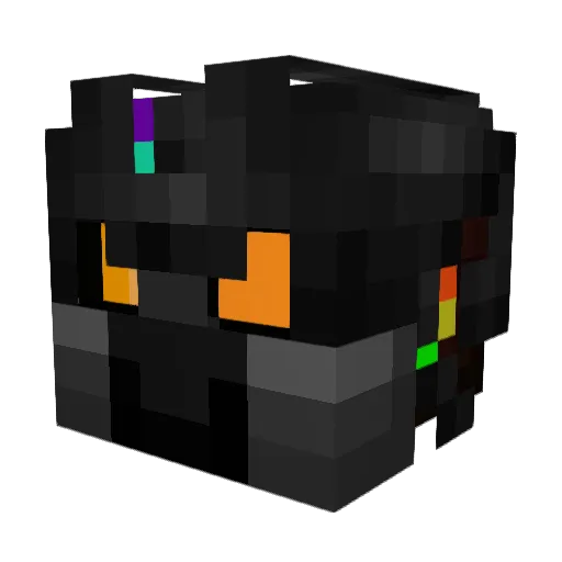 FDg81 Minecraft avatar head, 3D render