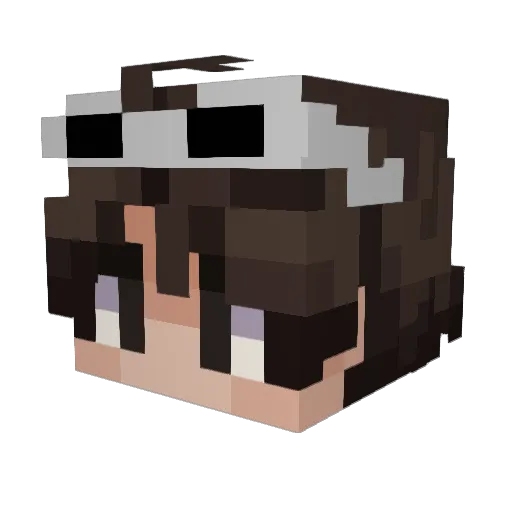FE4JK Minecraft avatar head, 3D render