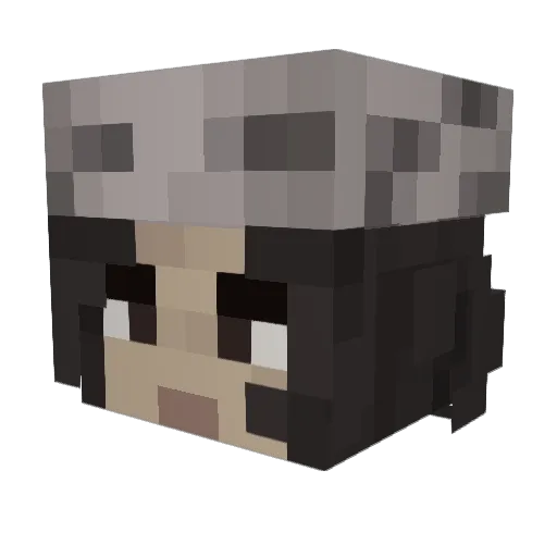 FE4R Minecraft avatar head, 3D render