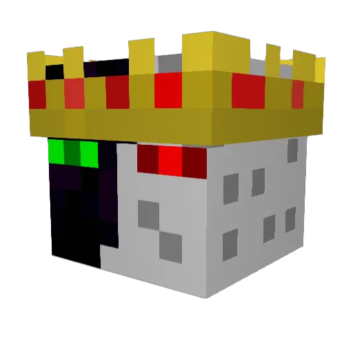FE4RLESSFIGHT3R Minecraft avatar head, 3D render