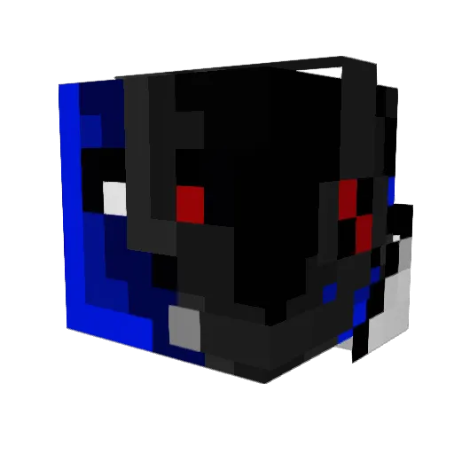 FEARFEEDER Minecraft avatar head, 3D render