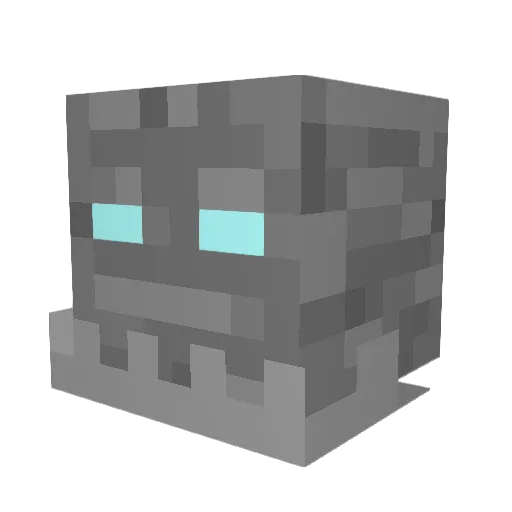 FEARLESSsupra Minecraft avatar head, 3D render