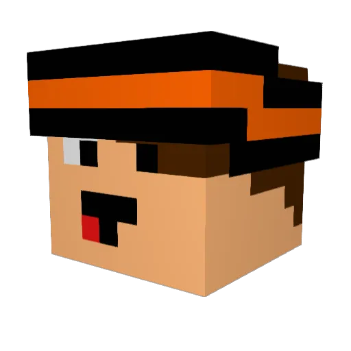 FEAR_SpK245 Minecraft avatar head, 3D render