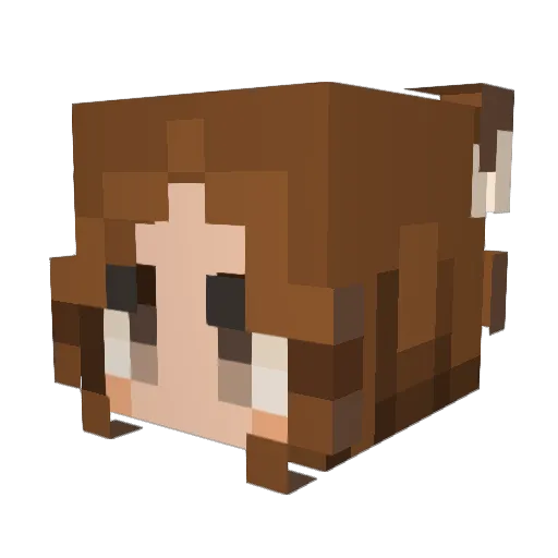 FEDEBOTTI99 Minecraft avatar head, 3D render
