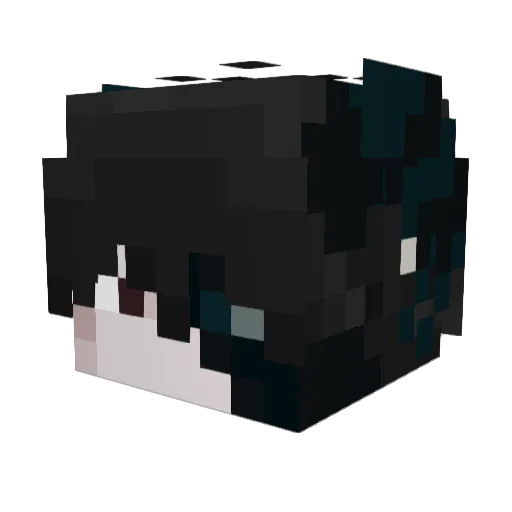 FEDMAH_ Minecraft avatar head, 3D render