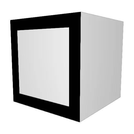 FEIQ_TERERO Minecraft avatar head, 3D render