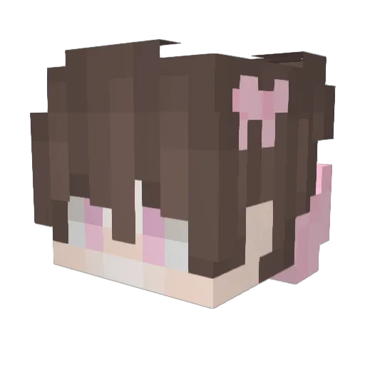 FEMB0YY Minecraft avatar head, 3D render