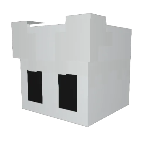 FENG998 Minecraft avatar head, 3D render