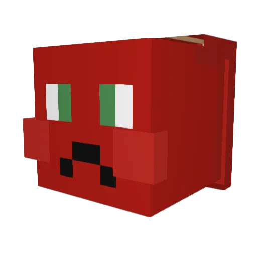 FERISTEL_OM Minecraft avatar head, 3D render