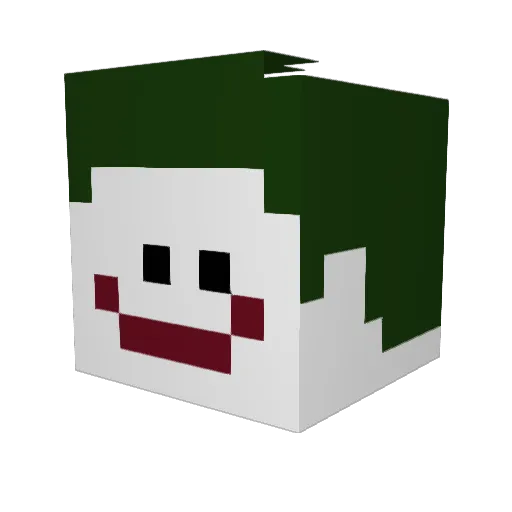 FERRESTAR Minecraft avatar head, 3D render