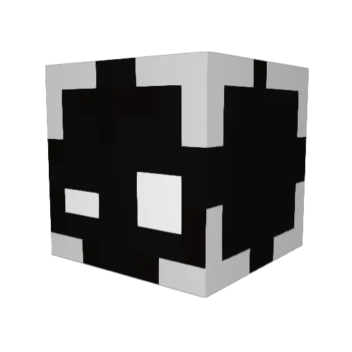 FEforty Minecraft avatar head, 3D render