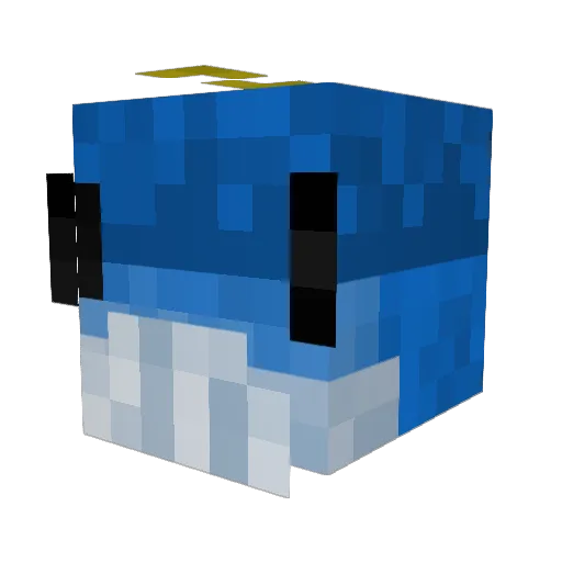 FF15H Minecraft avatar head, 3D render
