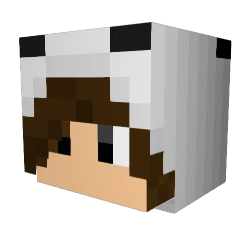FFLAPPS Minecraft avatar head, 3D render