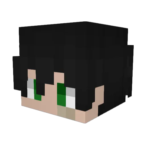 FFROFRODO Minecraft avatar head, 3D render