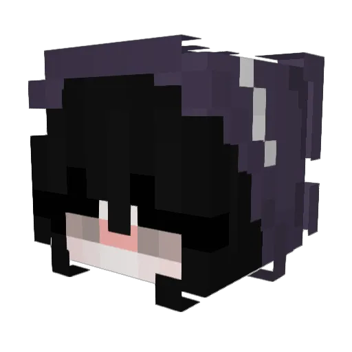 FFSHikaru Minecraft avatar head, 3D render
