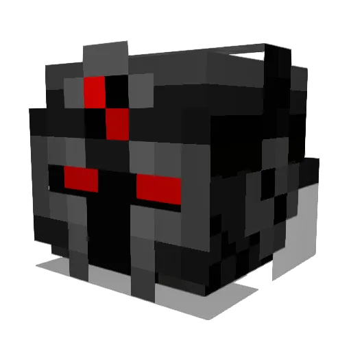 FFinack Minecraft avatar head, 3D render