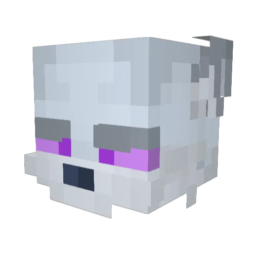 FFluffyPaw Minecraft avatar head, 3D render